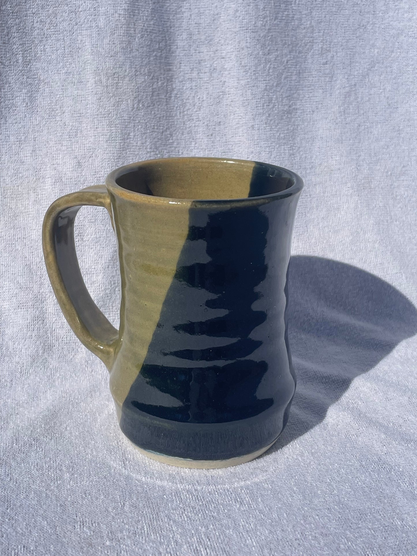 Mug: Blue-Dipped Green