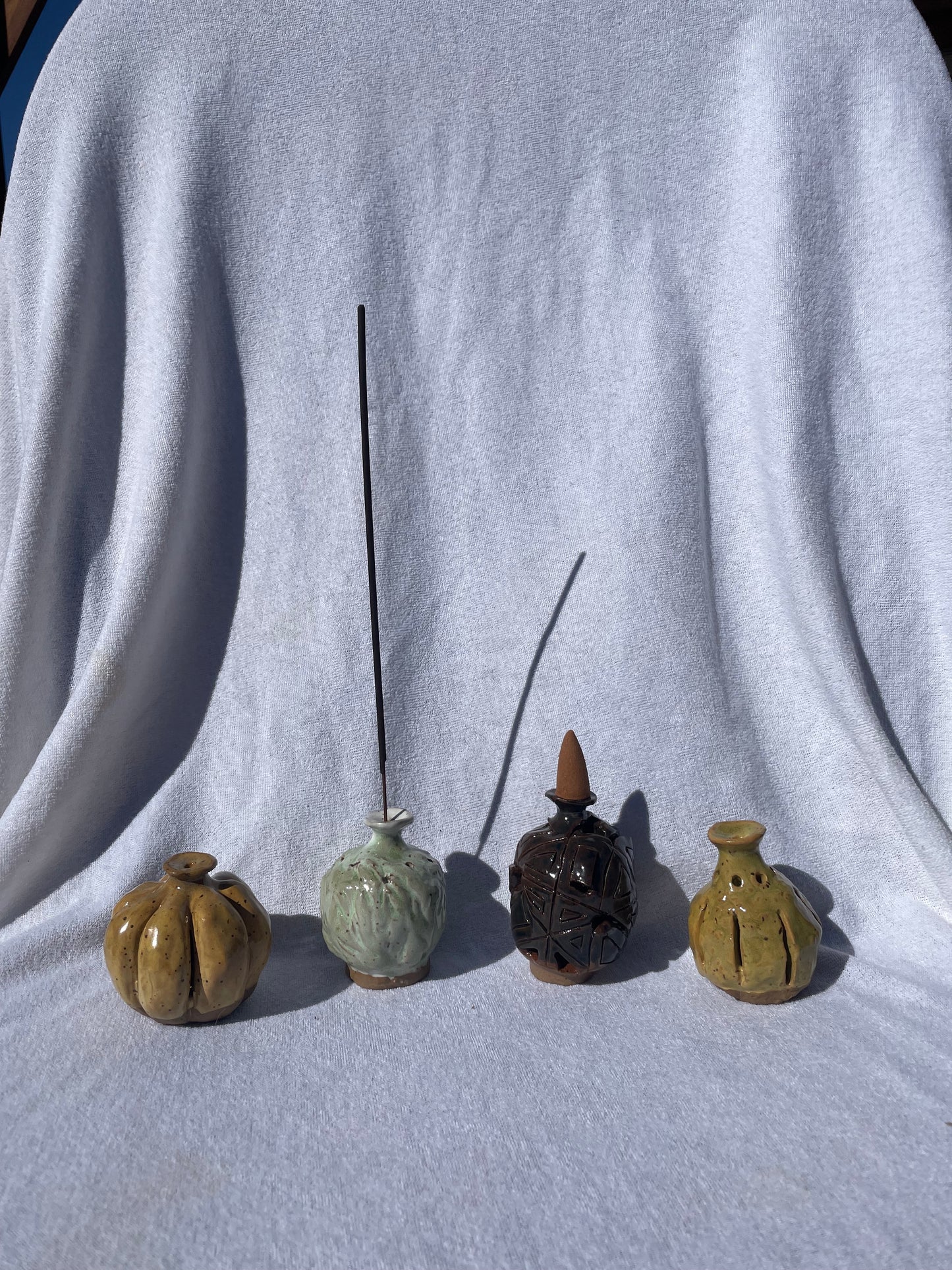 Incense Holder: Mini Vases (Set of 4)