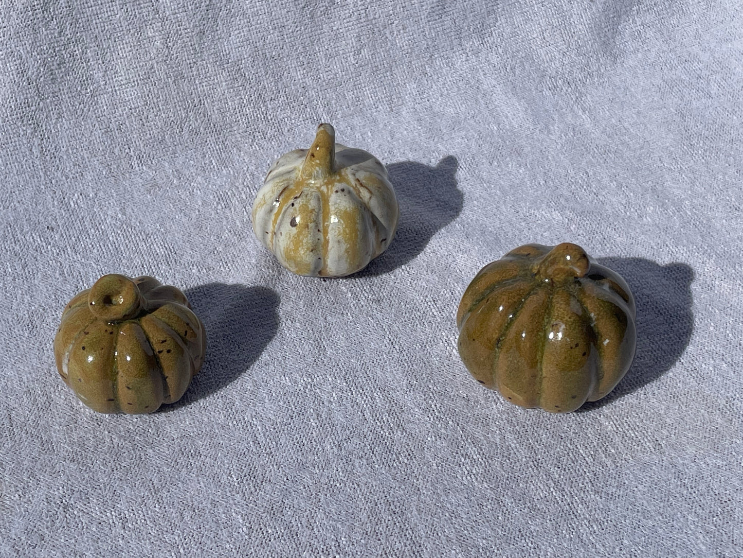 Mini Pumpkins: Mellow Yellow (Set of 3)