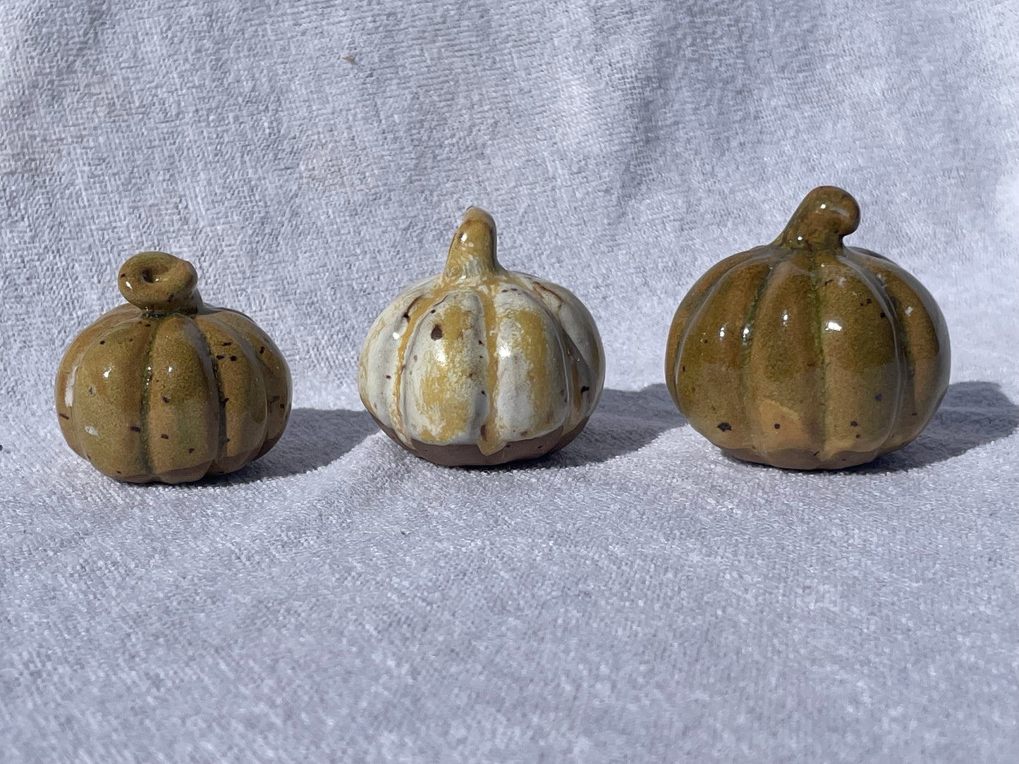 Mini Pumpkins: Mellow Yellow (Set of 3)